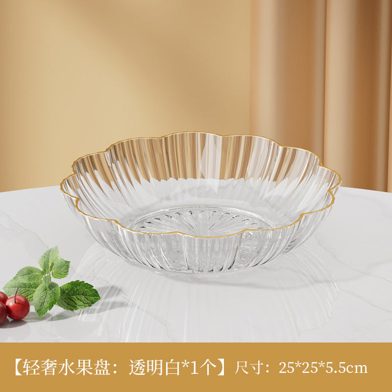 Creative Luxury Thick Fruit Tray for Home Use