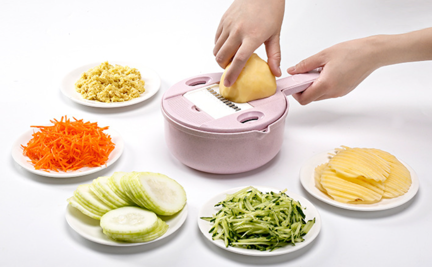 Multifunctional Vegetable Slicer and Grater Tool