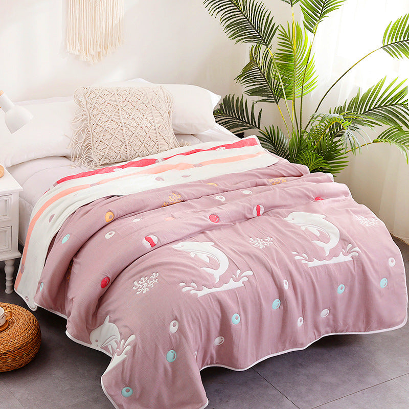 Thick Cotton Blanket for Kids - Autumn/Winter Use