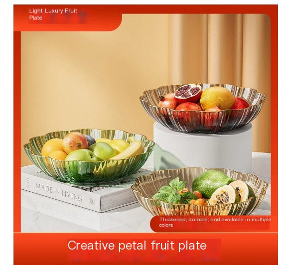 Creative Luxury Thick Fruit Tray for Home Use