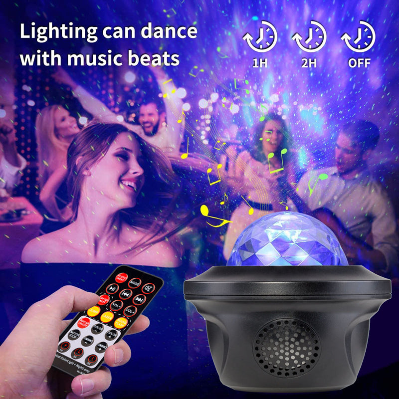Rechargeable WiFi Star Light with Water Pattern Projection