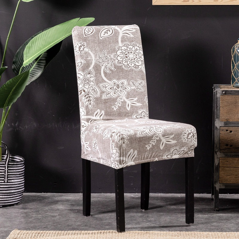 Elastic Printed Chair Covers for Home and Restaurant Use