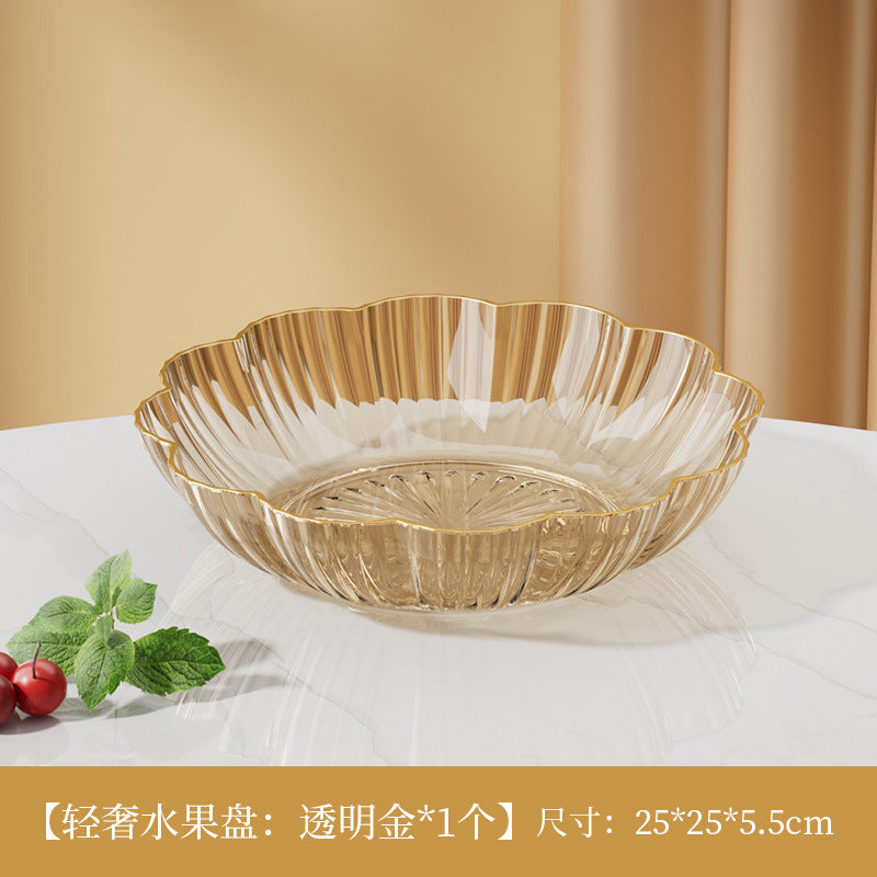 Creative Luxury Thick Fruit Tray for Home Use