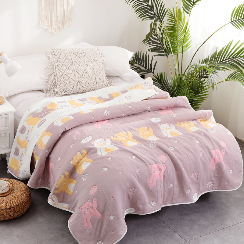 Thick Cotton Blanket for Kids - Autumn/Winter Use