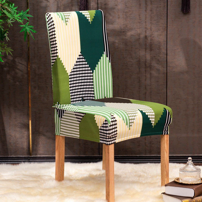 Elastic Printed Chair Covers for Home and Restaurant Use