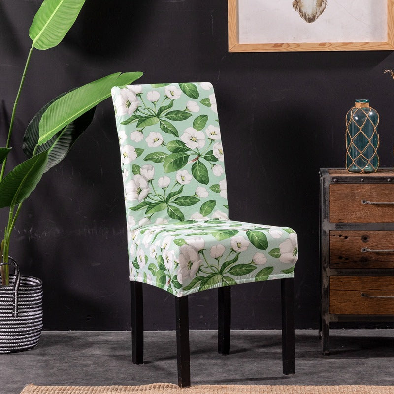 Elastic Printed Chair Covers for Home and Restaurant Use