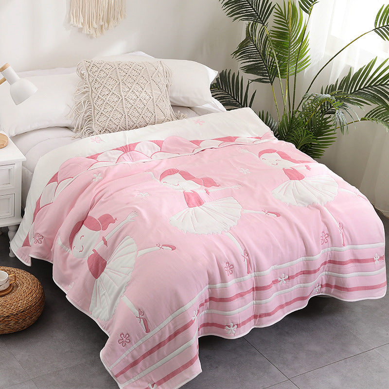 Thick Cotton Blanket for Kids - Autumn/Winter Use