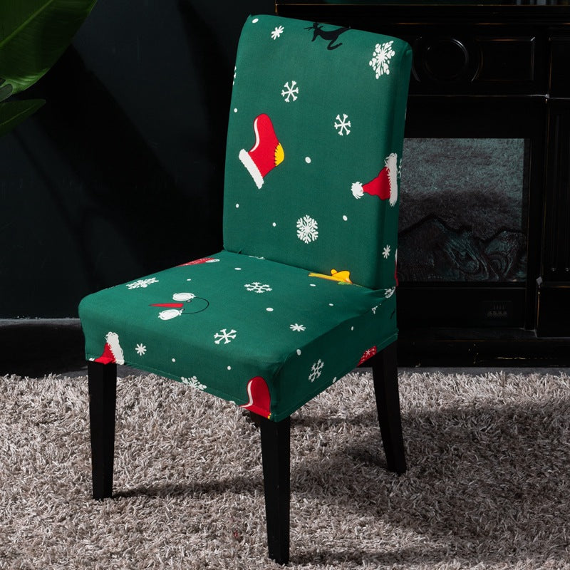 Elastic Printed Chair Covers for Home and Restaurant Use