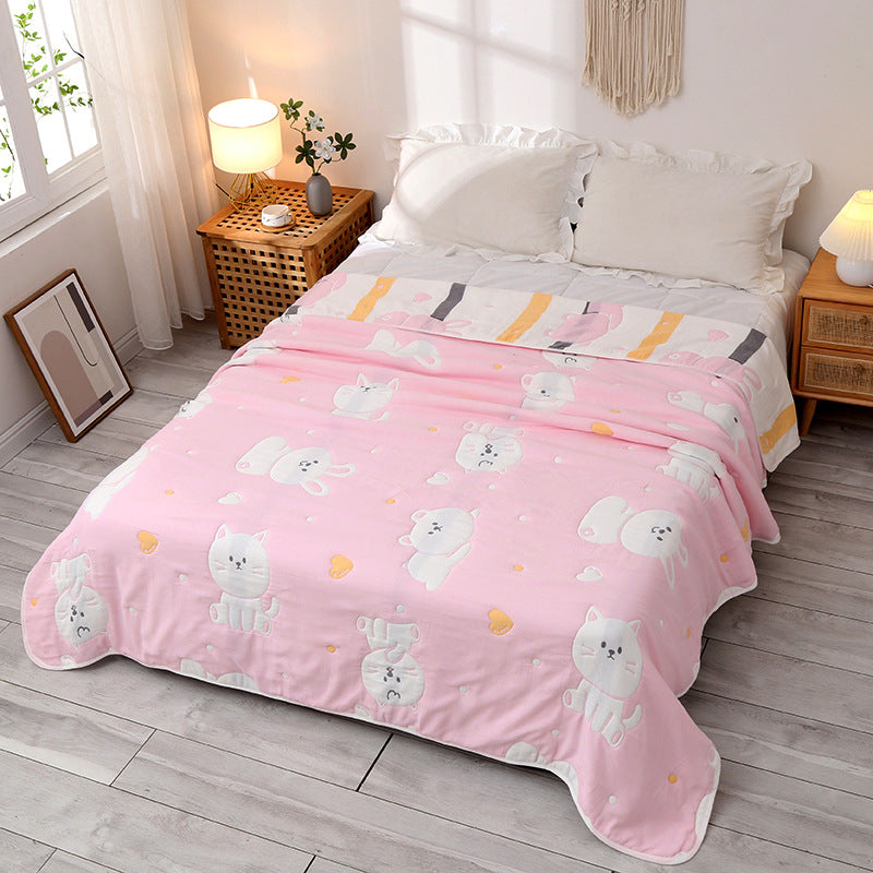 Thick Cotton Blanket for Kids - Autumn/Winter Use