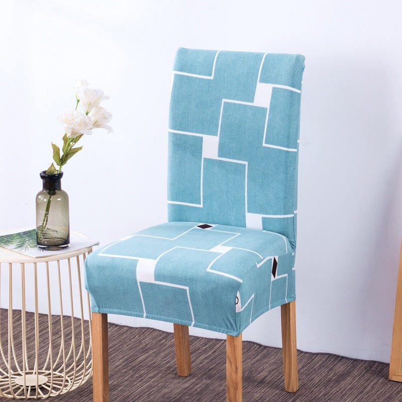 Elastic Printed Chair Covers for Home and Restaurant Use