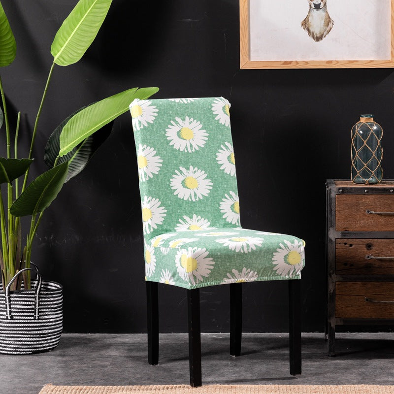 Elastic Printed Chair Covers for Home and Restaurant Use