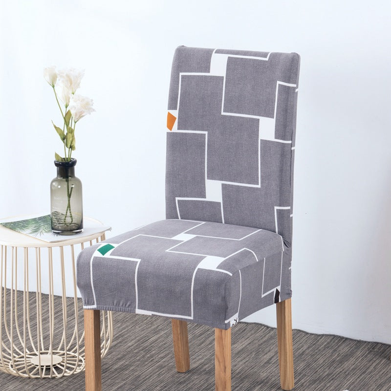 Elastic Printed Chair Covers for Home and Restaurant Use