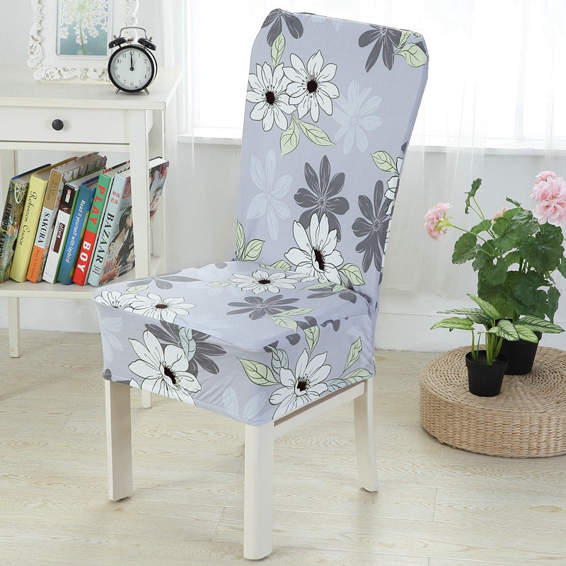 Elastic Printed Chair Covers for Home and Restaurant Use