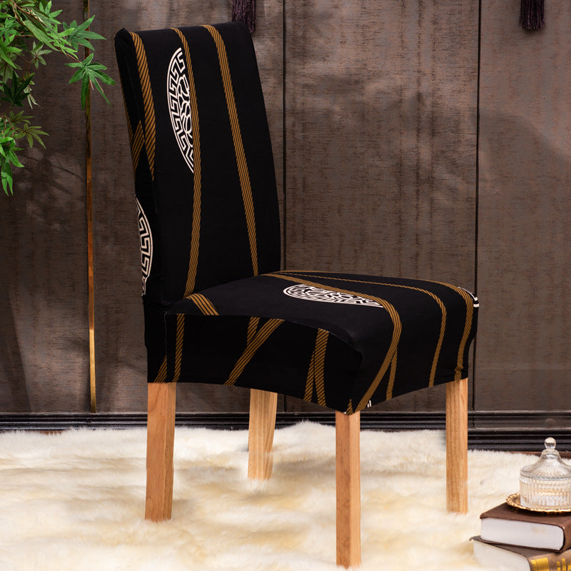 Elastic Printed Chair Covers for Home and Restaurant Use