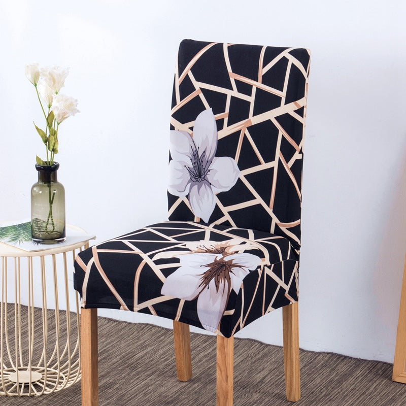 Elastic Printed Chair Covers for Home and Restaurant Use
