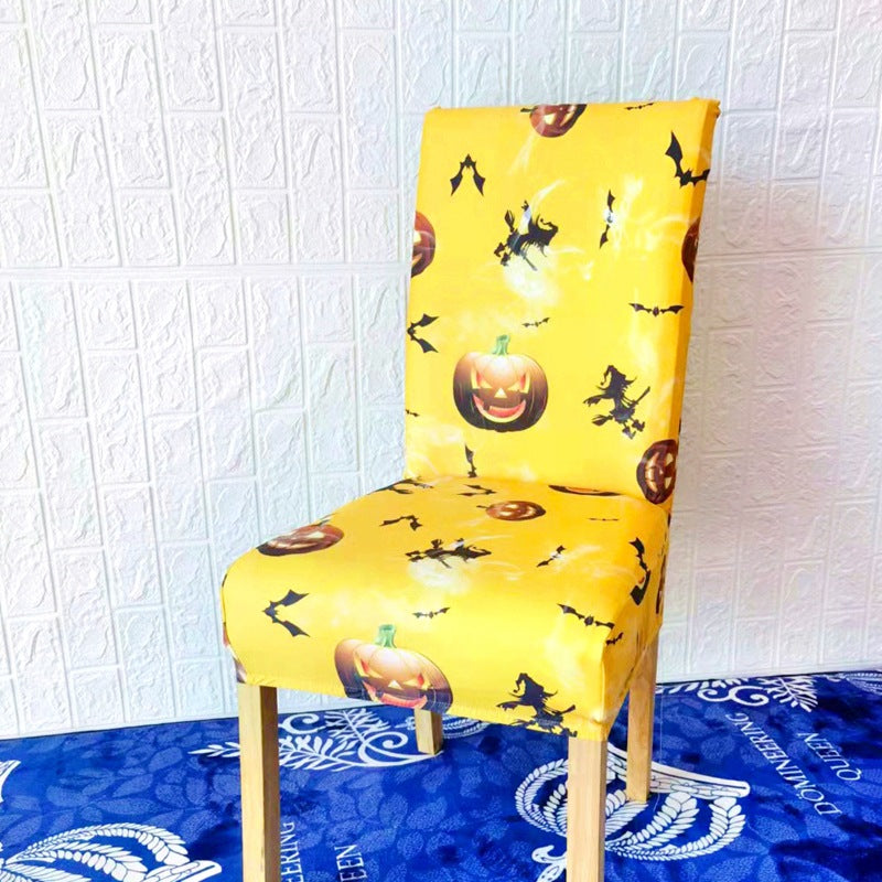 Elastic Printed Chair Covers for Home and Restaurant Use