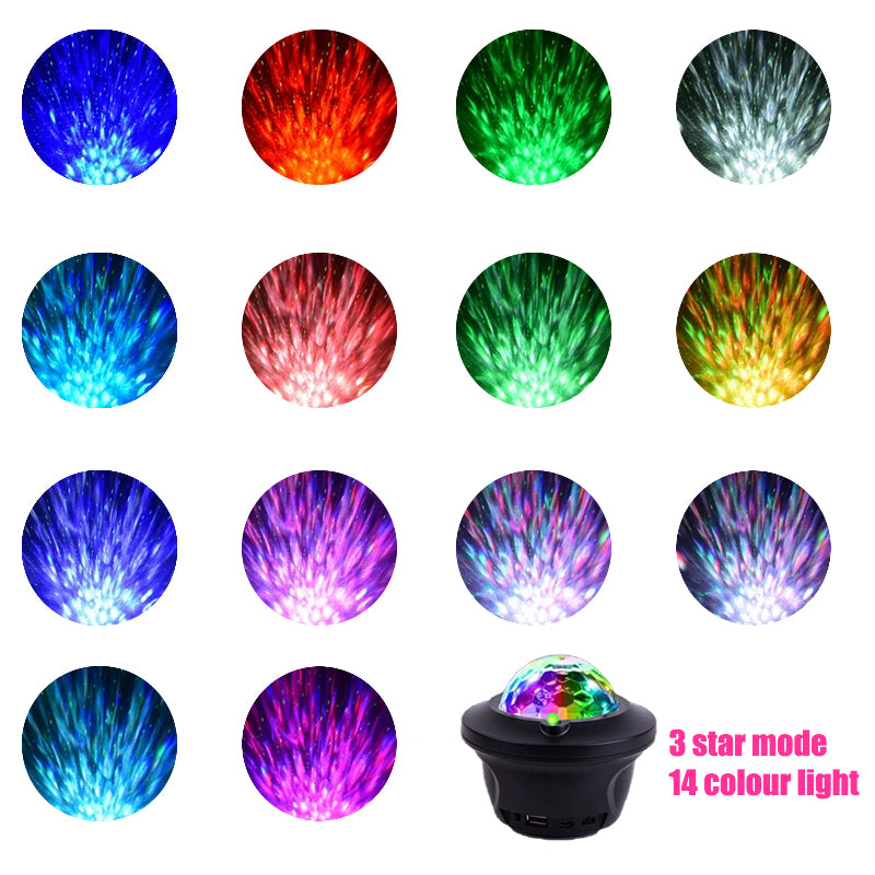 Rechargeable WiFi Star Light with Water Pattern Projection