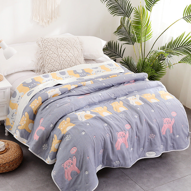 Thick Cotton Blanket for Kids - Autumn/Winter Use