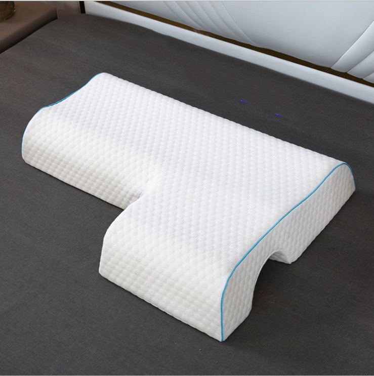Couples Arched Cuddle Pillow with Memory Foam