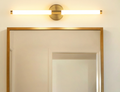 Luxy Golden Wall Light for Bathroom Mirror (One Piece)