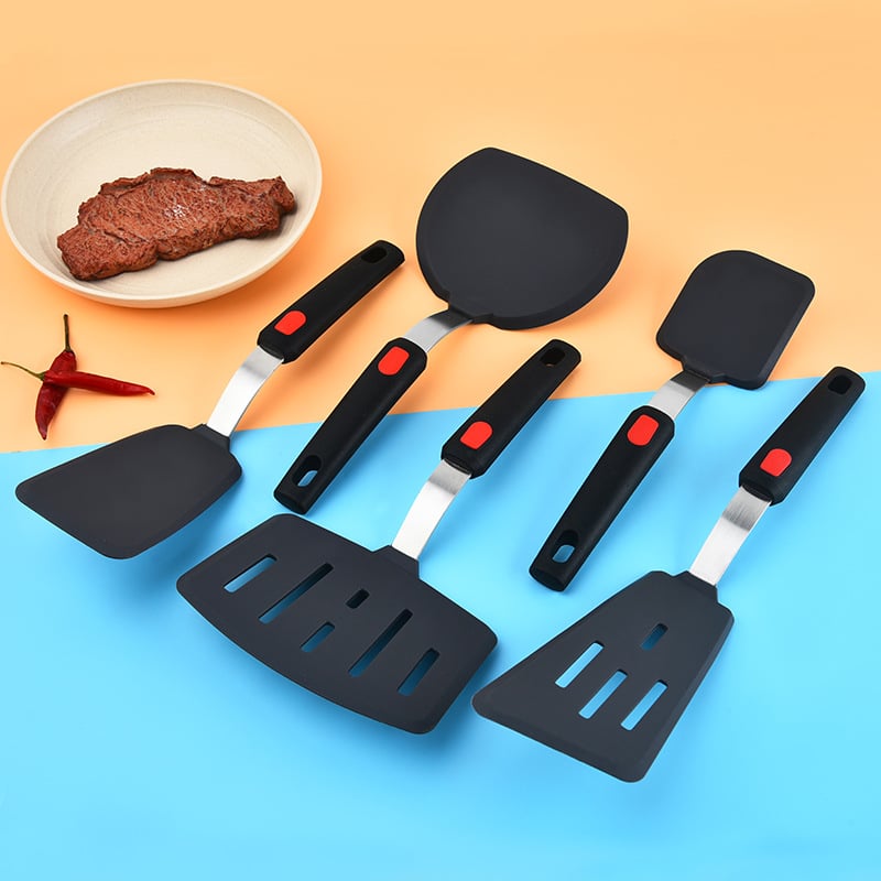 Silicone Cooking Utensils and Teppanyaki Spatula