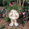 Muggle Head Planter Face Resin Flower Pot Sculpture